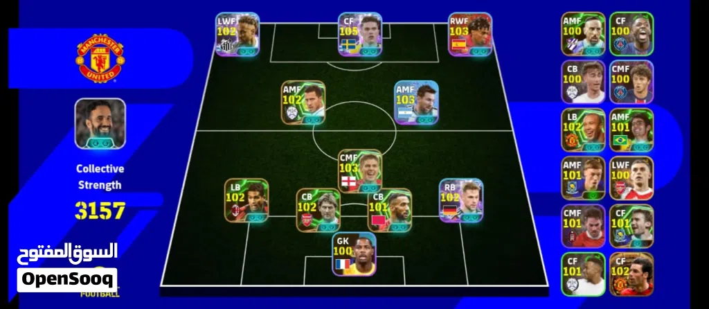 eFootball 2025 Account 3157 Team Strength