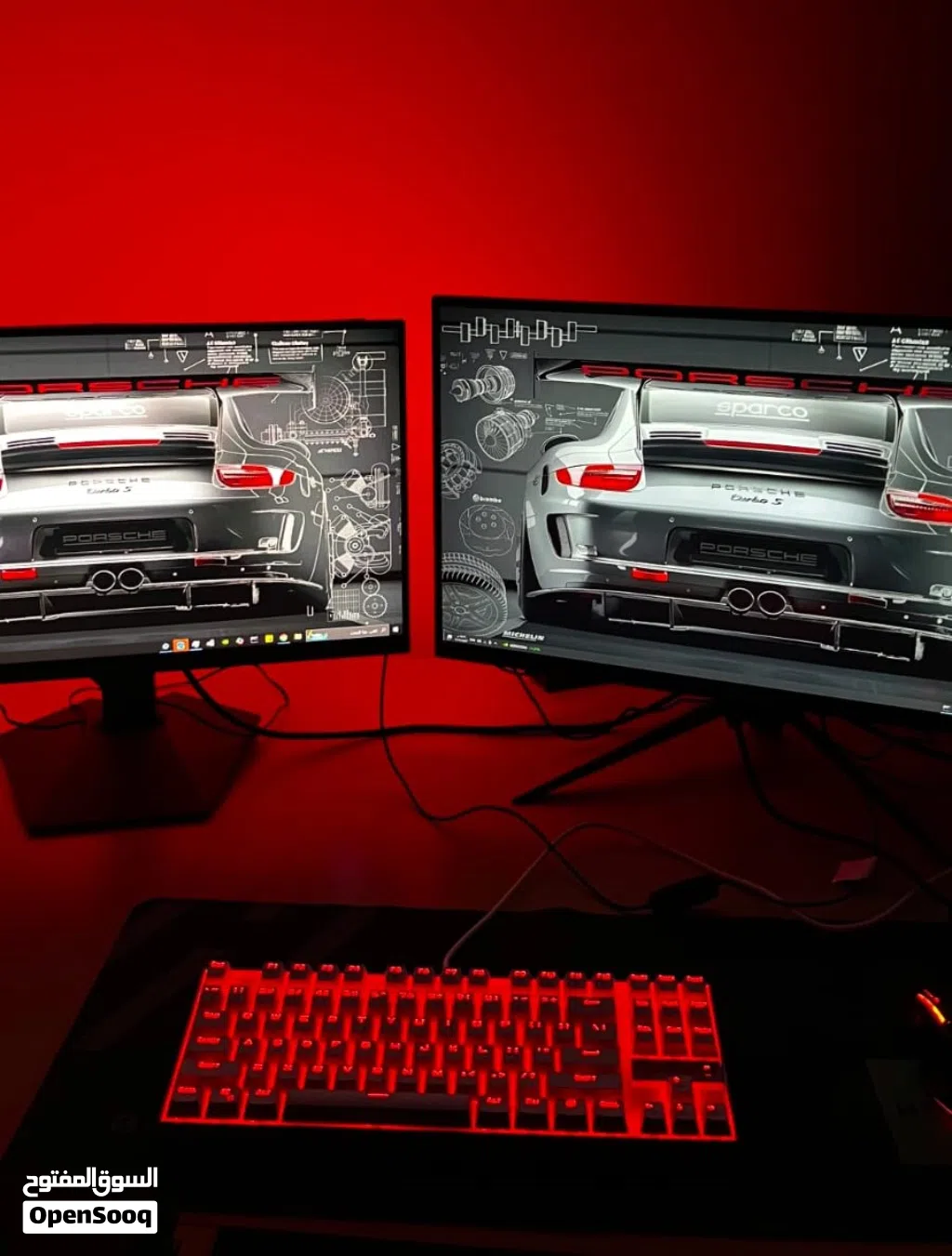 شاشتين للبيع 2K + FHD