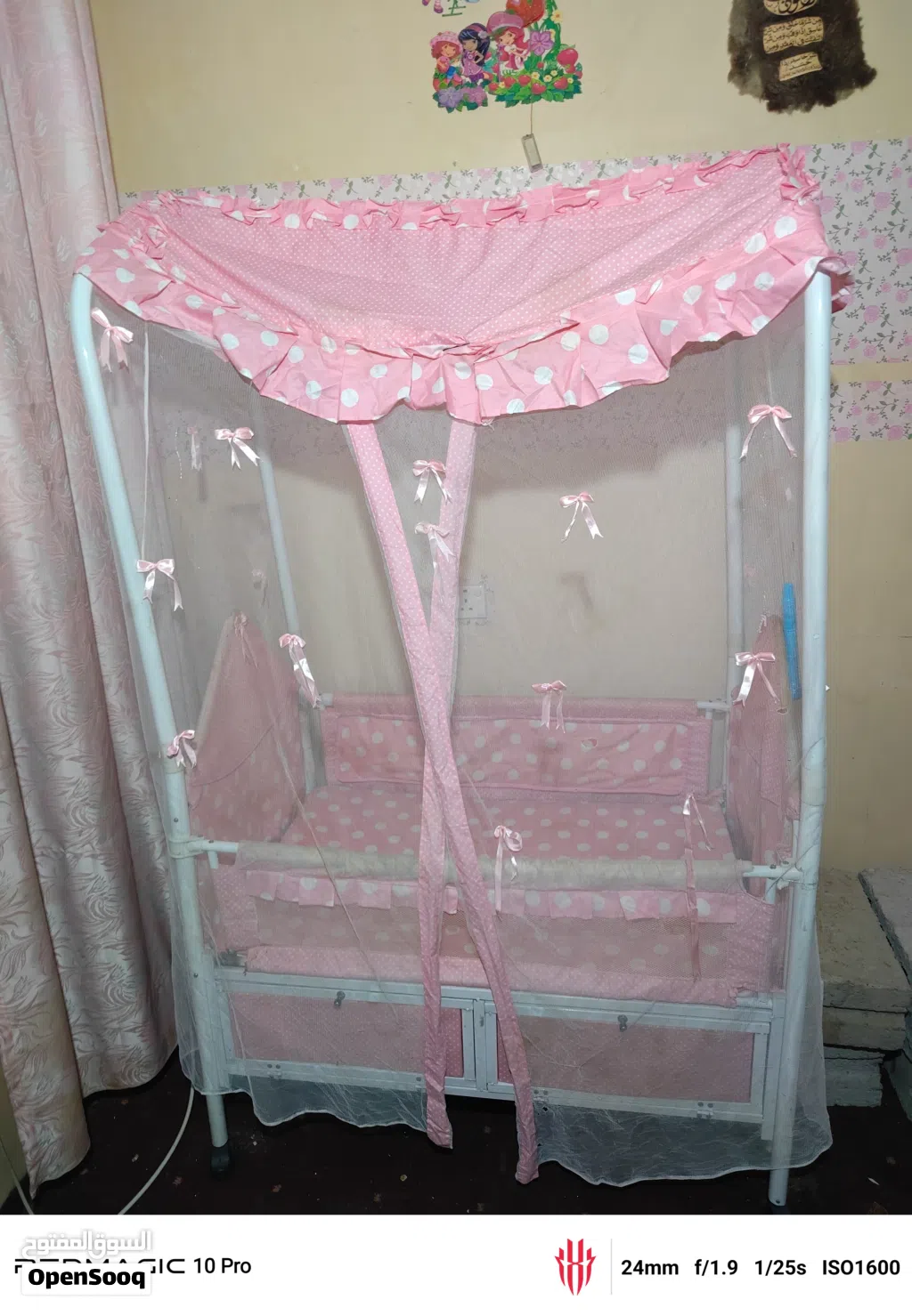 سرير اطفال + دولاب