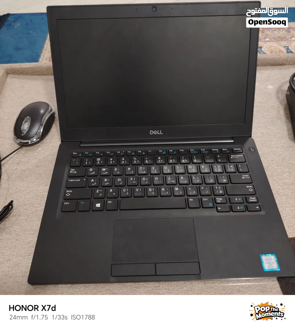 لابتوب DELL 8رام 16 جيبي بحاله ممتازه جدا نظافه