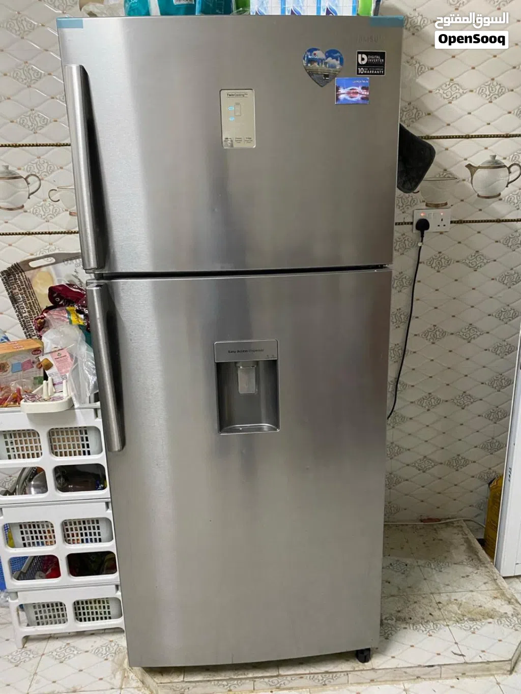 Samsung fridge with twin cooling technology. Size: 750 litres. Expat leaving Oman,