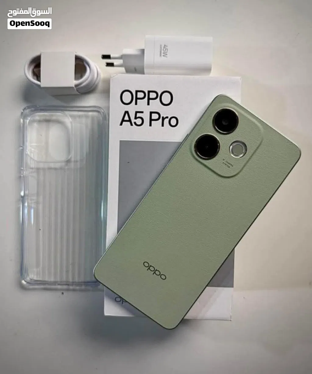 جهاز جديد بالكرتونة oppo A5 pro رام 16 جيجا 256 مكفول سنة متوفر توصيل وهدية