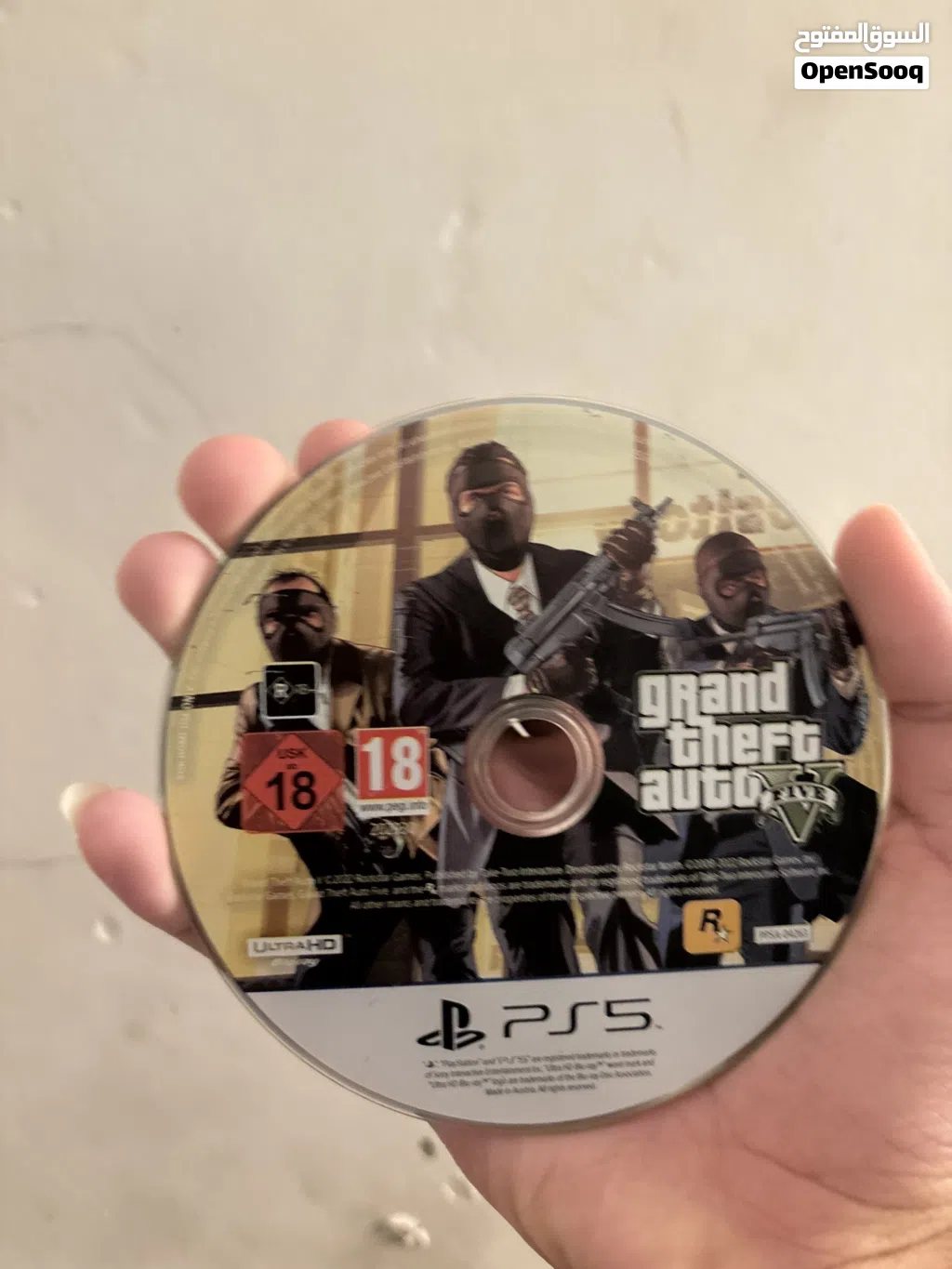 للبيع شريط قراند نسخت ps5