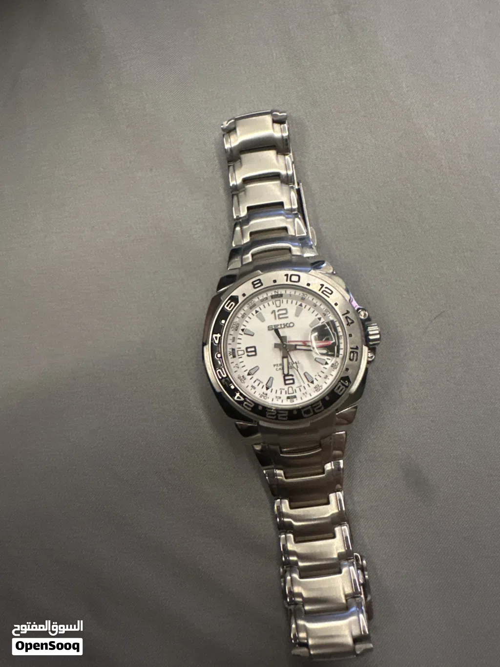 ساعة سيكو اصلية كلاسيكية نادرة Seiko GMT Perpetual Calendar - بحالة ممتازة للبيع
