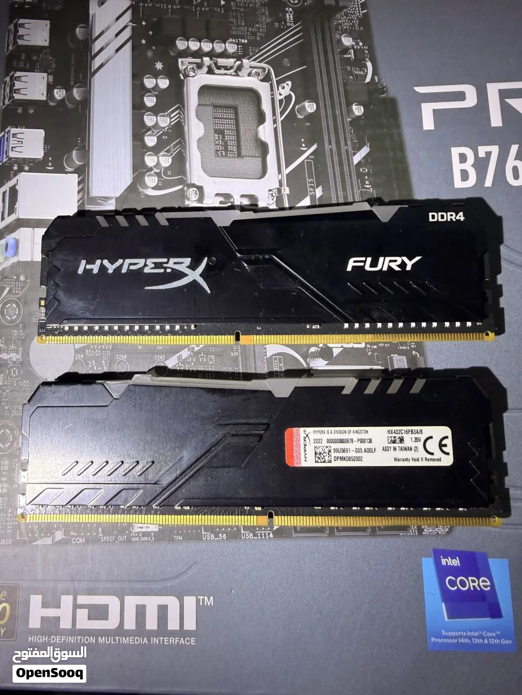 16gb 8x2 DDR4 3200MHz CL16 HyperX Fury RGB