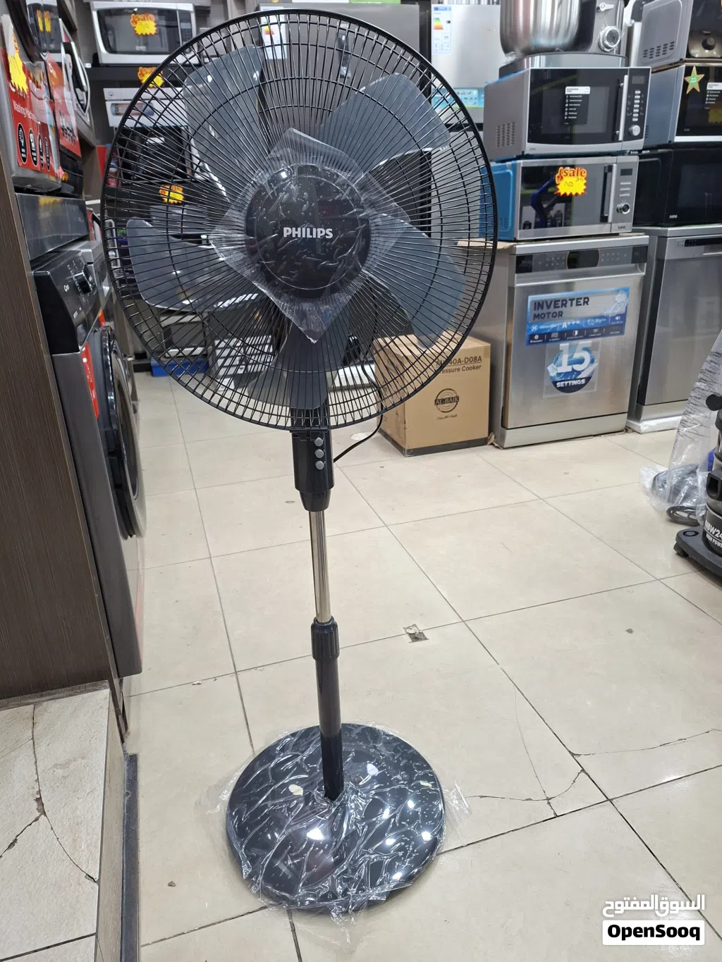 عرض ناااار على مروحه فيليبس عمود 16 إنش نخب اول من شركة ابو طويله