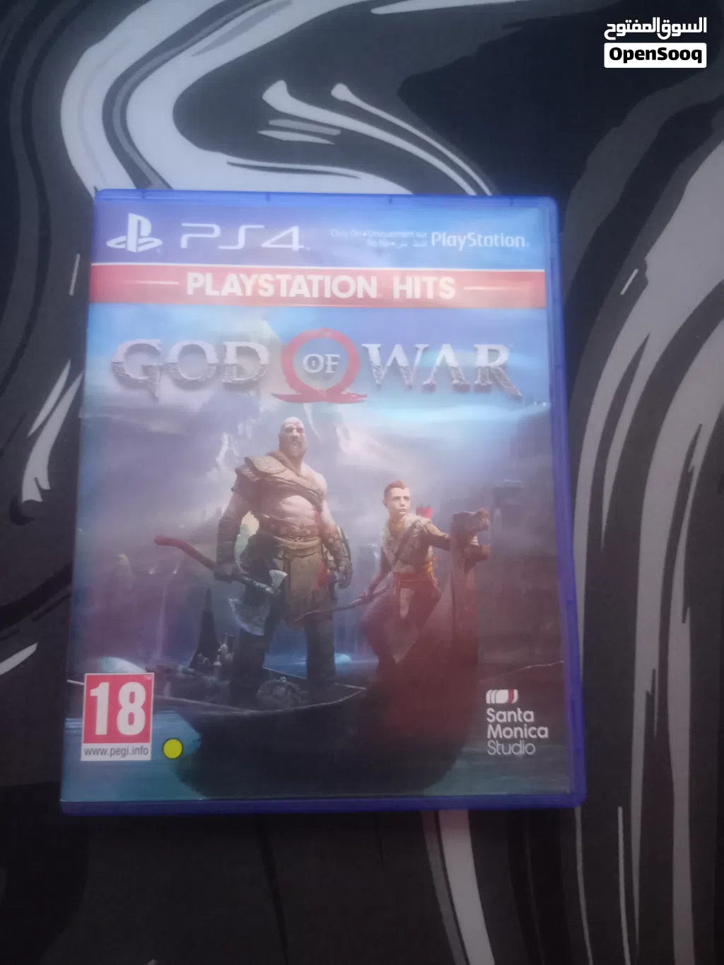 دسكة قود اوف وار 4 (2018) للبيع بلايستيشن 4 مستعمله 110 God of war Playstation 4