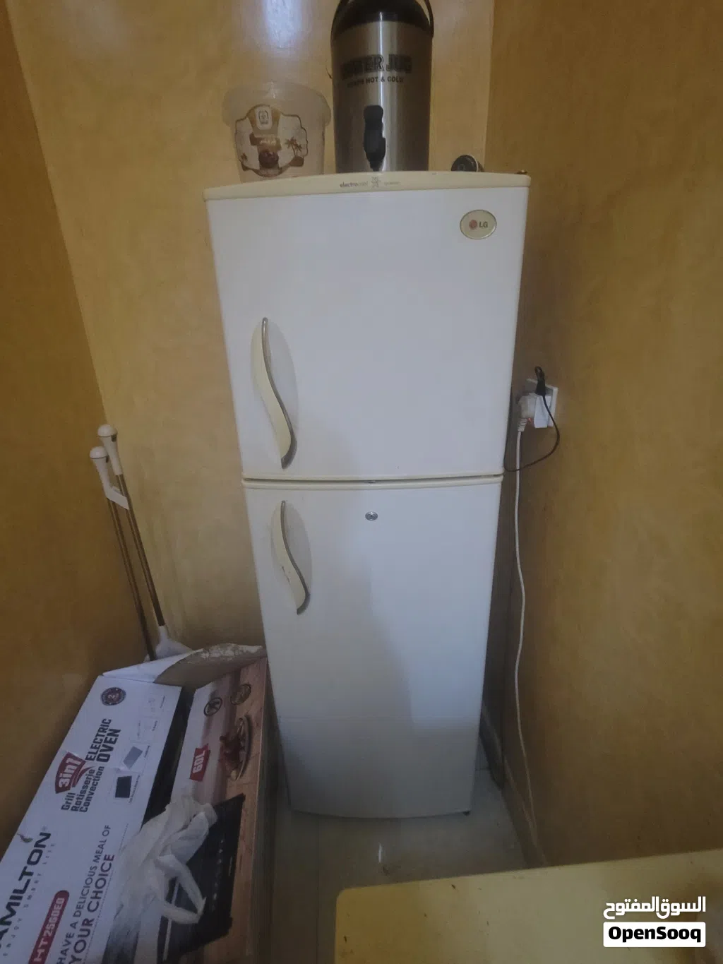 ثلاجة نوع LG مستعمل نظيف