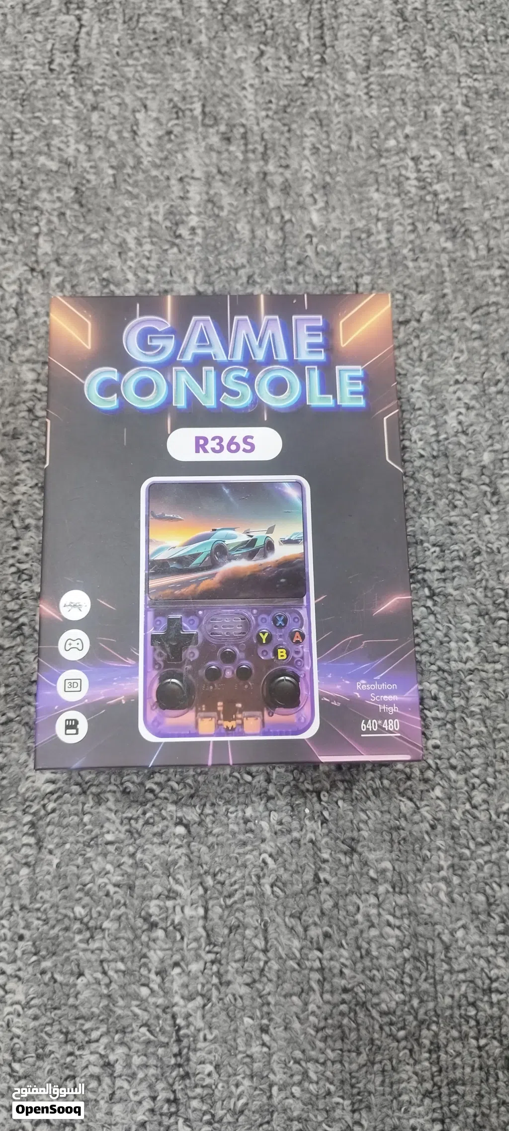 جهاز العابR36S المحمول (جديد) يشغل آلاف الالعاب (PSP.