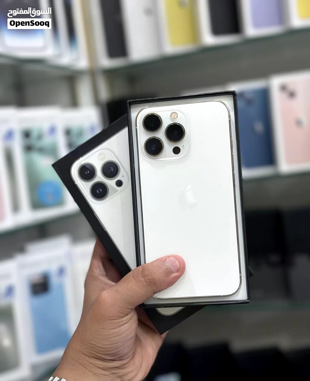 عرض خاص : iPhone 13 pro 128gb الهواتف بحالة الوكالة بدون اي شموخ أو مشاكل مع ضمان و ملحقات