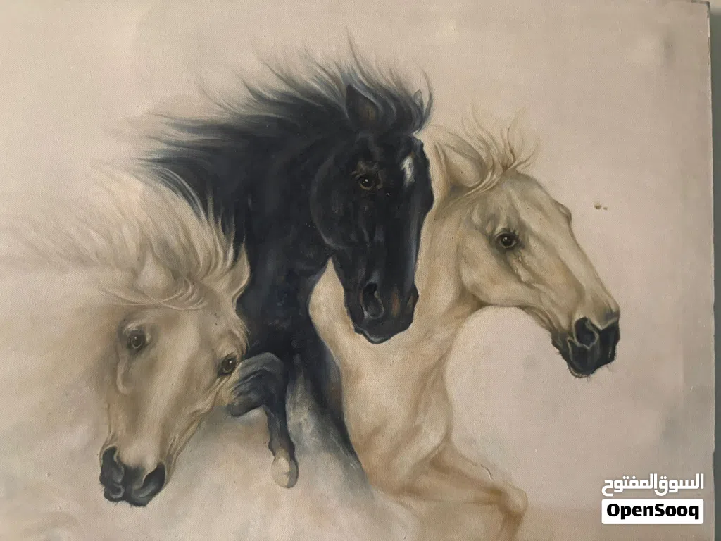 Canvas hand painting