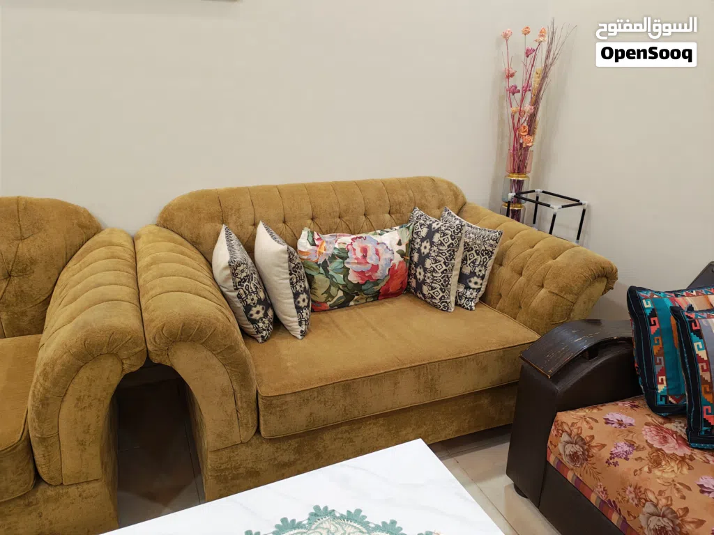 Sofa Set (1+2+3) (Brown Color) urgent sale...