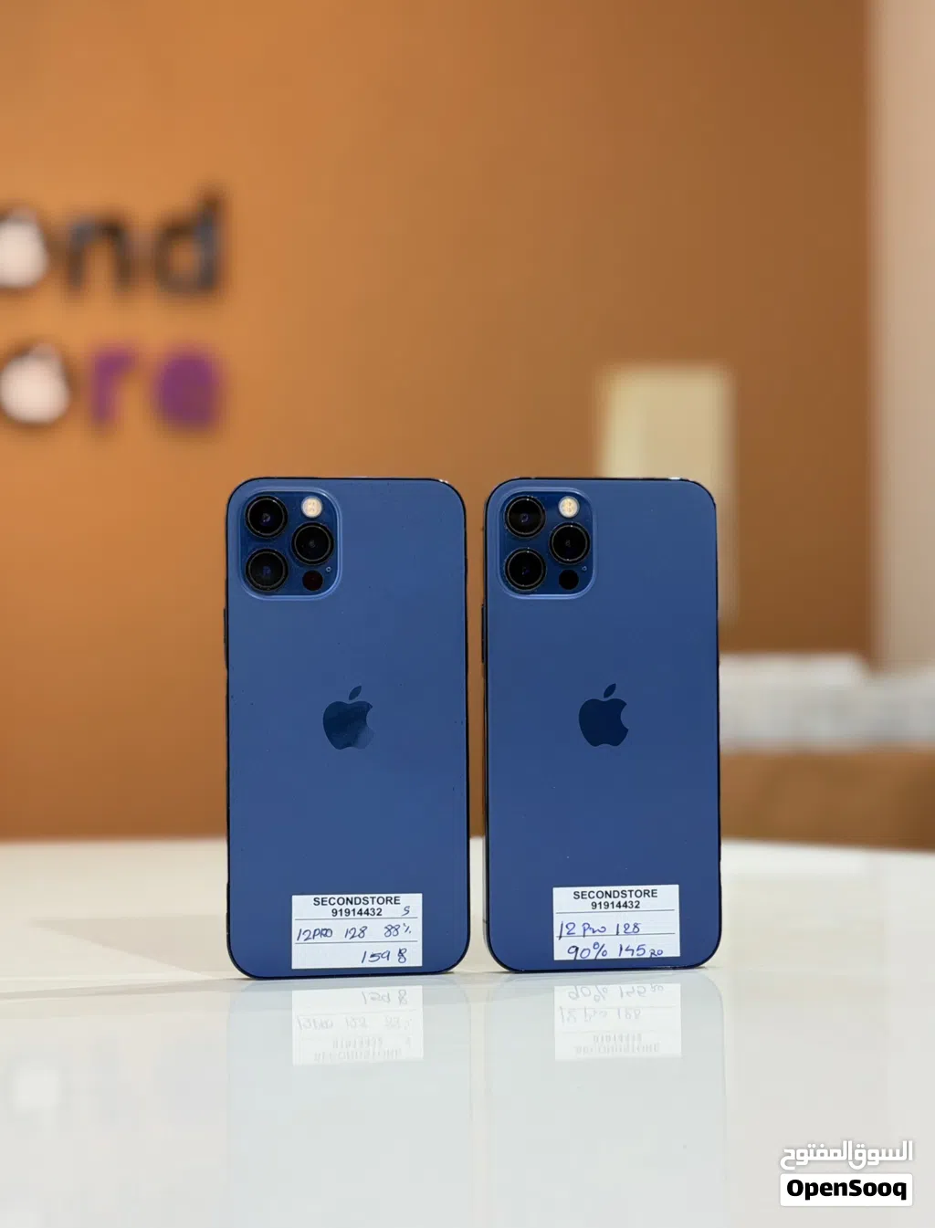 Used Apple iPhone 12 Pro in Blue - 128 GB Storage, Excellent Condition