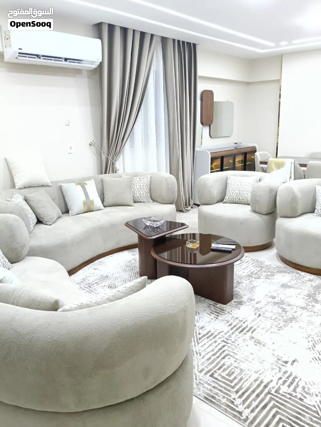 شقه مفروشه للايجار شارع شهاب المهندسين بجوار جميع الخدمات