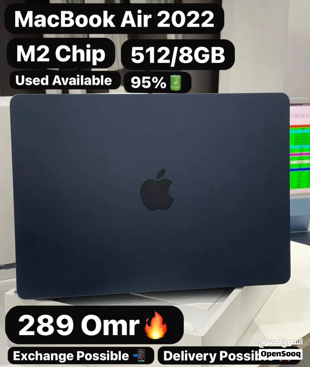 Apple MacBook M2 512GB Storage 8GB RAM Clean Condition