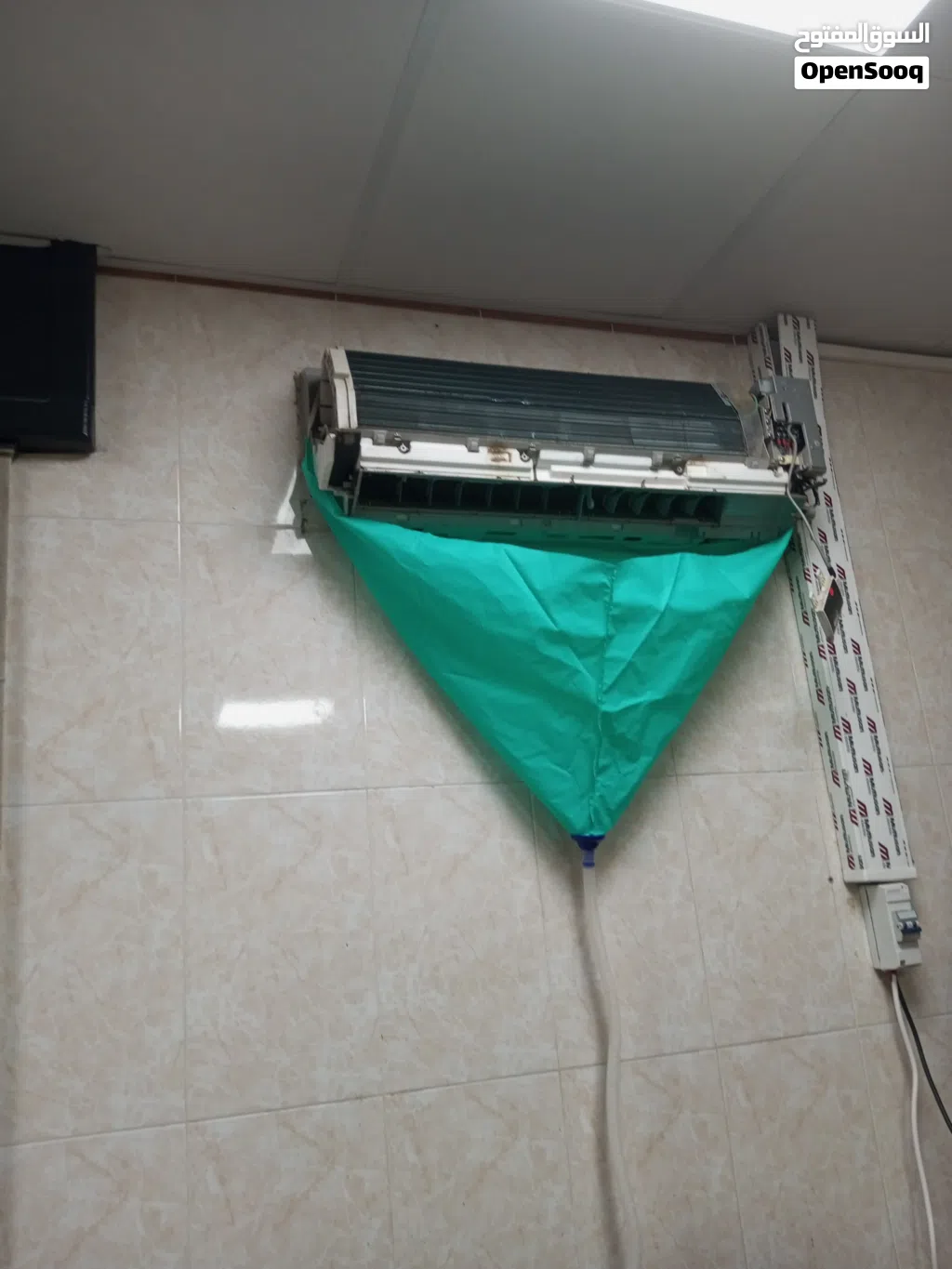 غسيل وتنضيف مكيف جميع انواع 12 24 18 بمكانة بمضخة قوتها 170 بار لين معلاقة يتشرك من نضاف