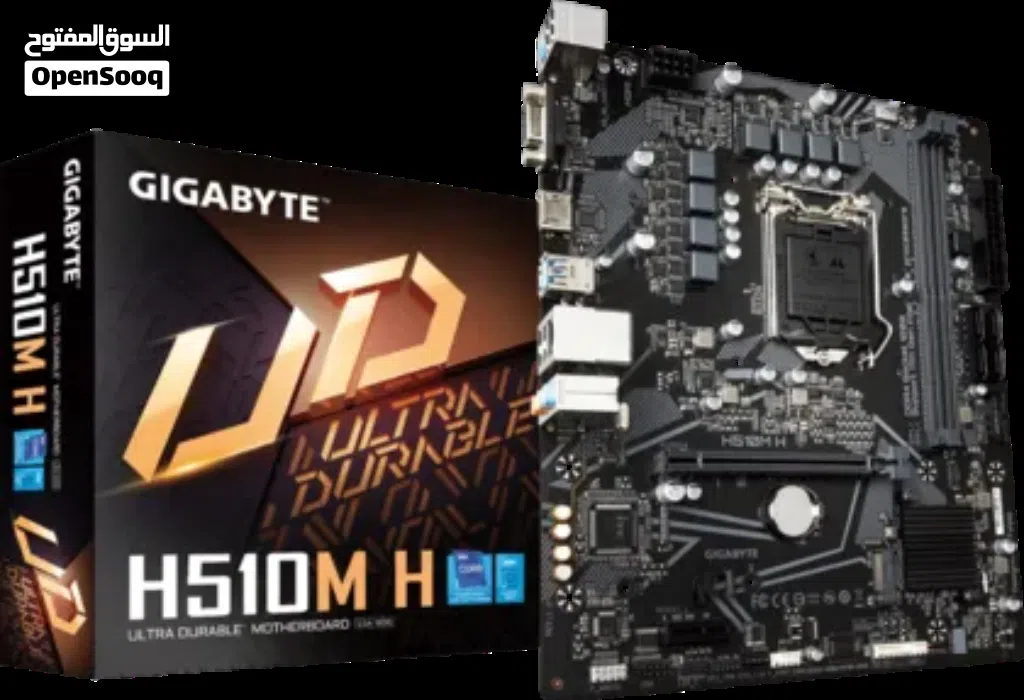 motherboard Gigabyte H510m H DDR4 لوحة ام معالج cpu i3-10100F