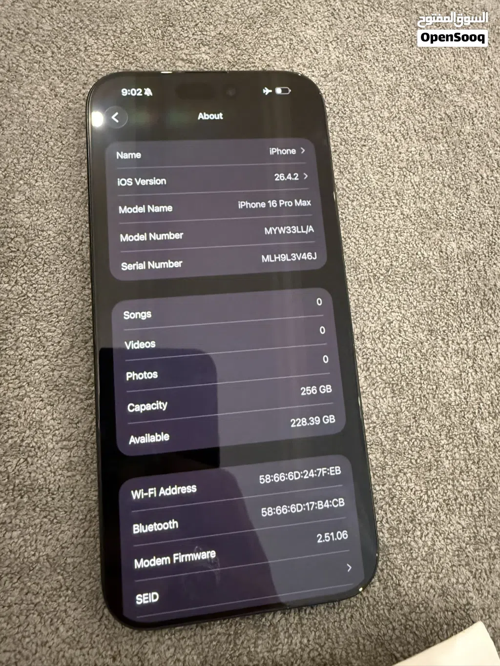 Iphone 16 pro max 256 Gp