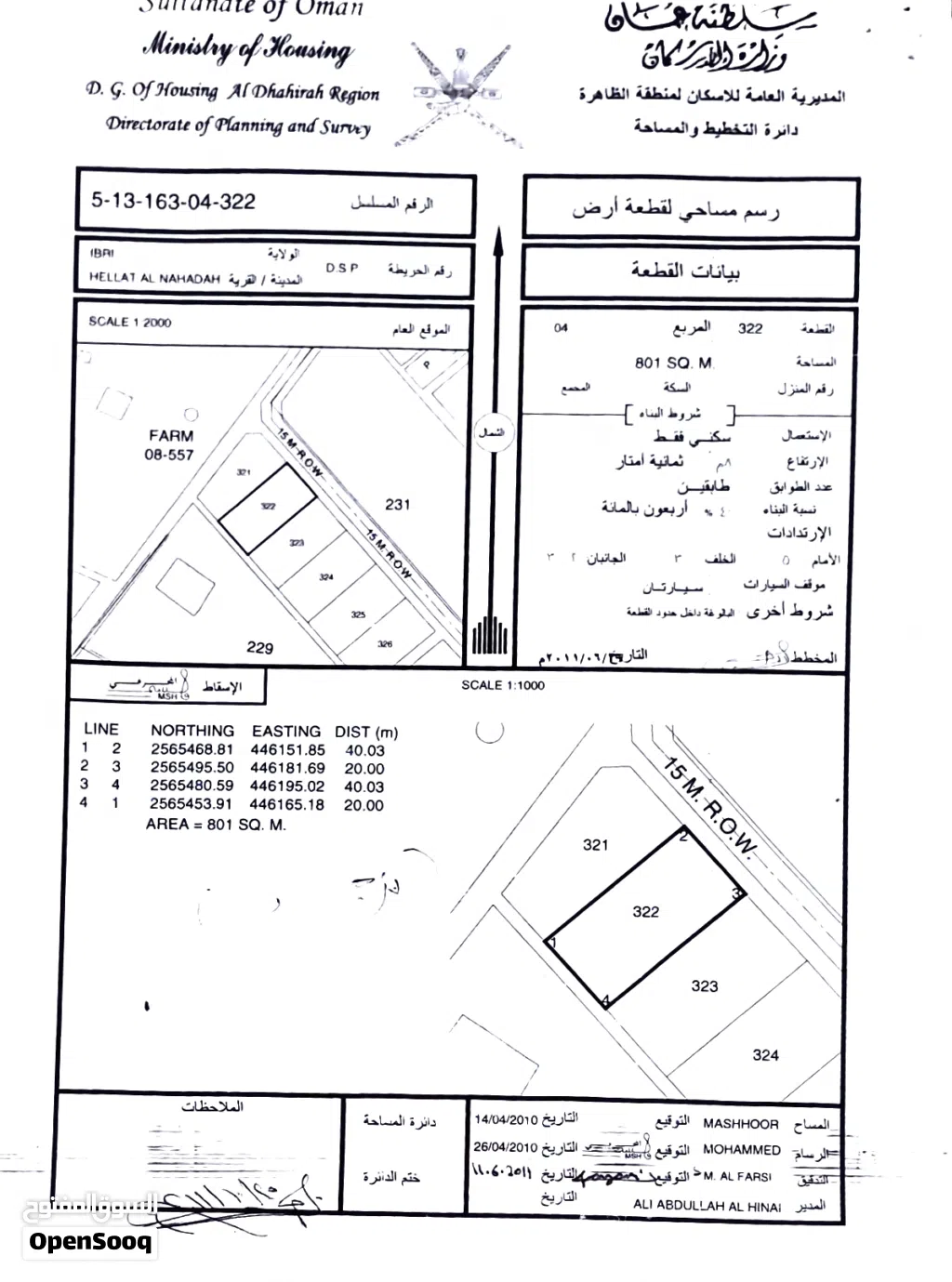 ارض سكنيه حي النهضه
