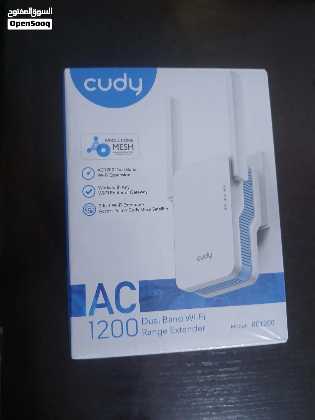 مقوي انترنت وموسع شبكة Cudy AC1200 Dual-Band Wi-Fi Range Extender