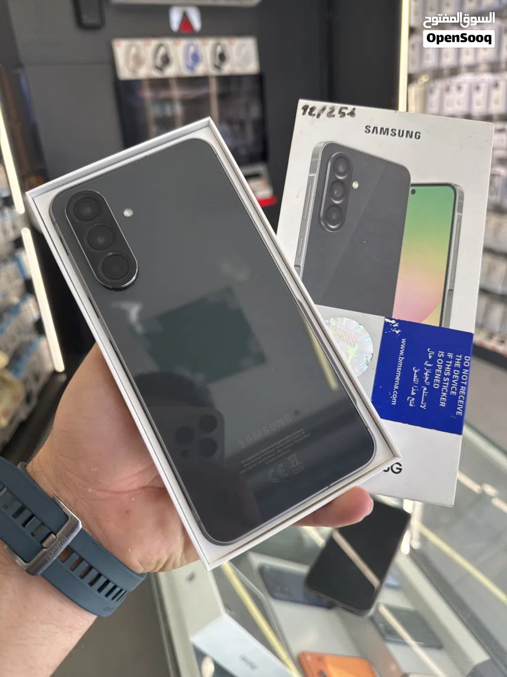 Samsung A56 12/256gb used // مستخدم بحالة الجديد مع كرتونتو