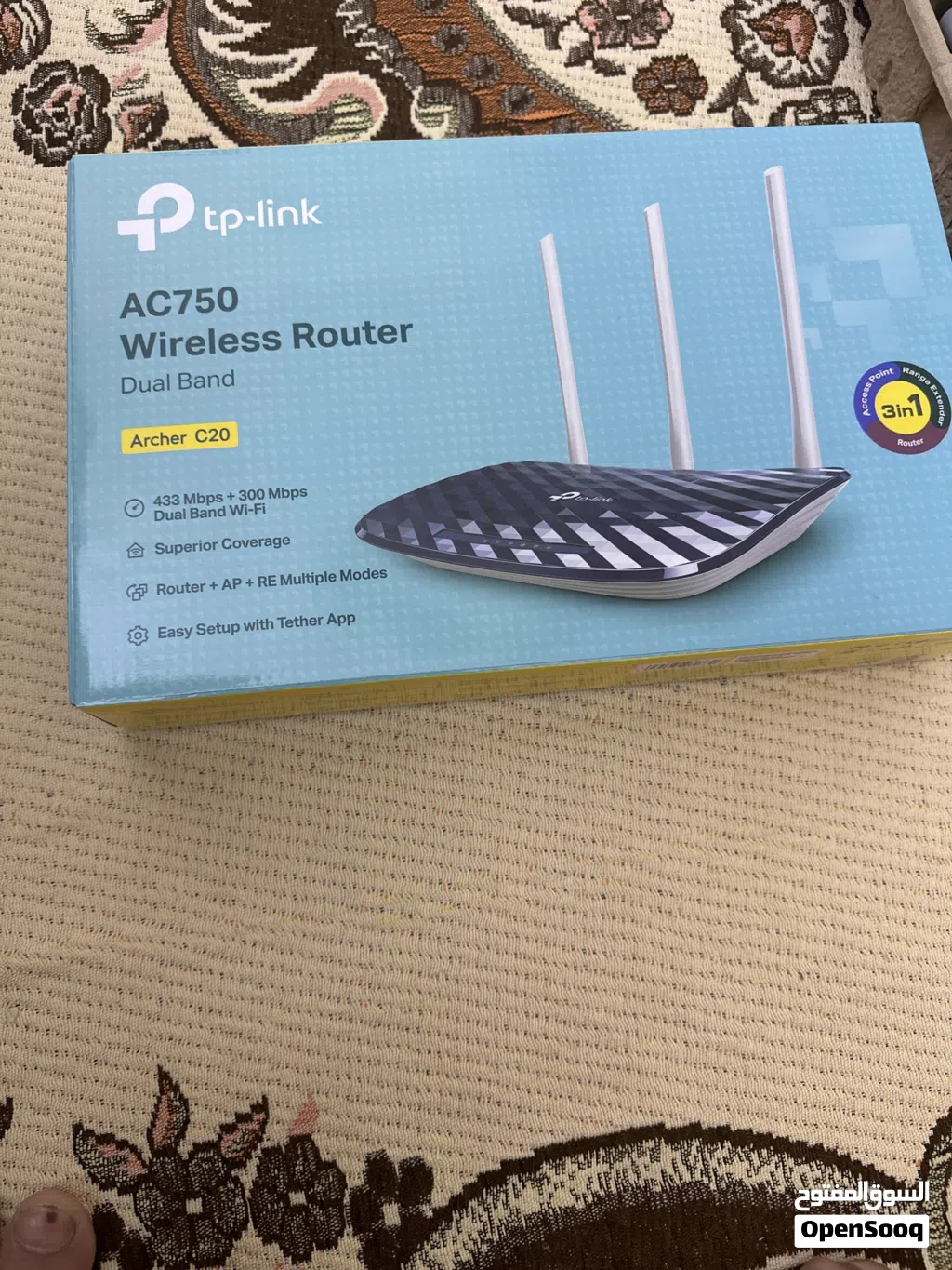 راوتر جديد مامستعمل بلباكيت tp-link السعر 30