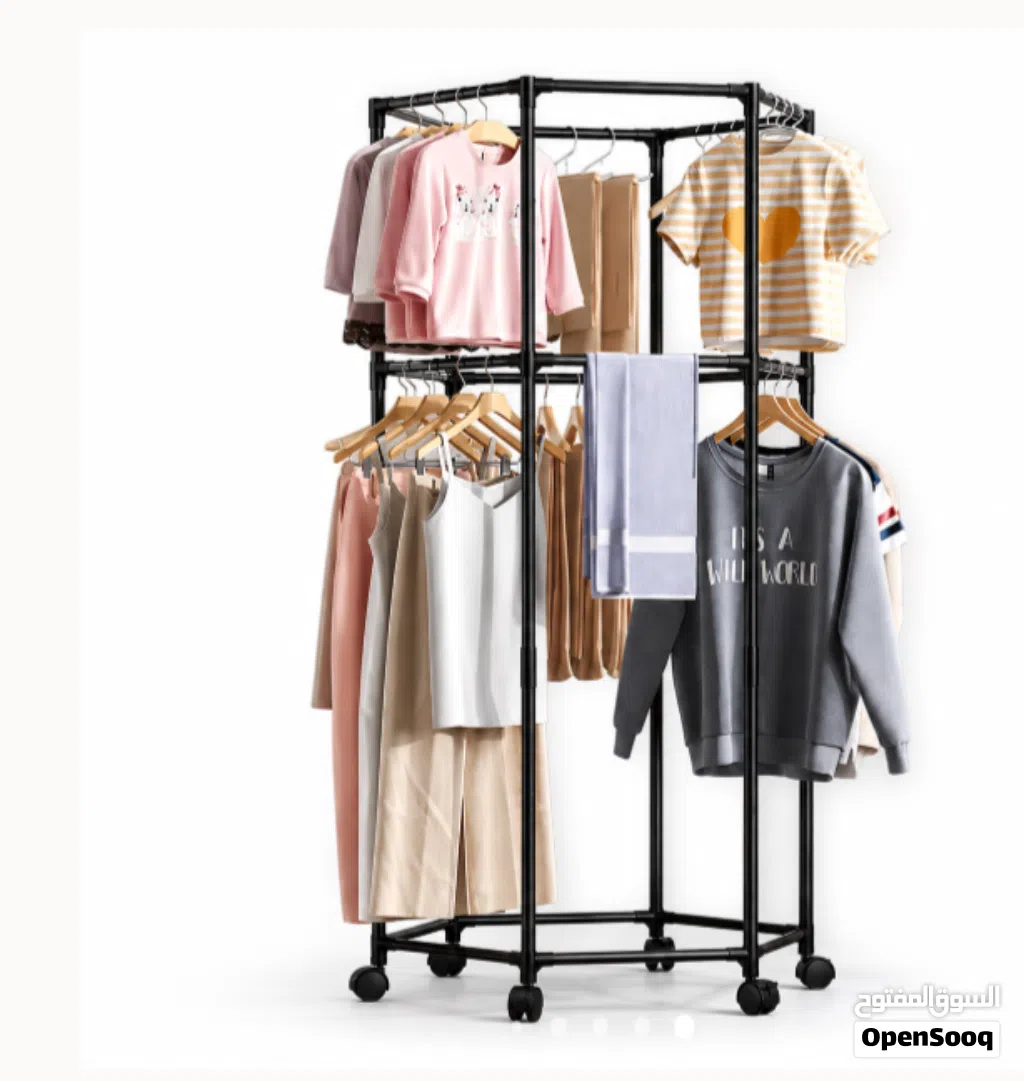 ستاند تعليق وتنظيم الملابس الدوار (ROTATING CLOTHES RACK) - موديل TM-222