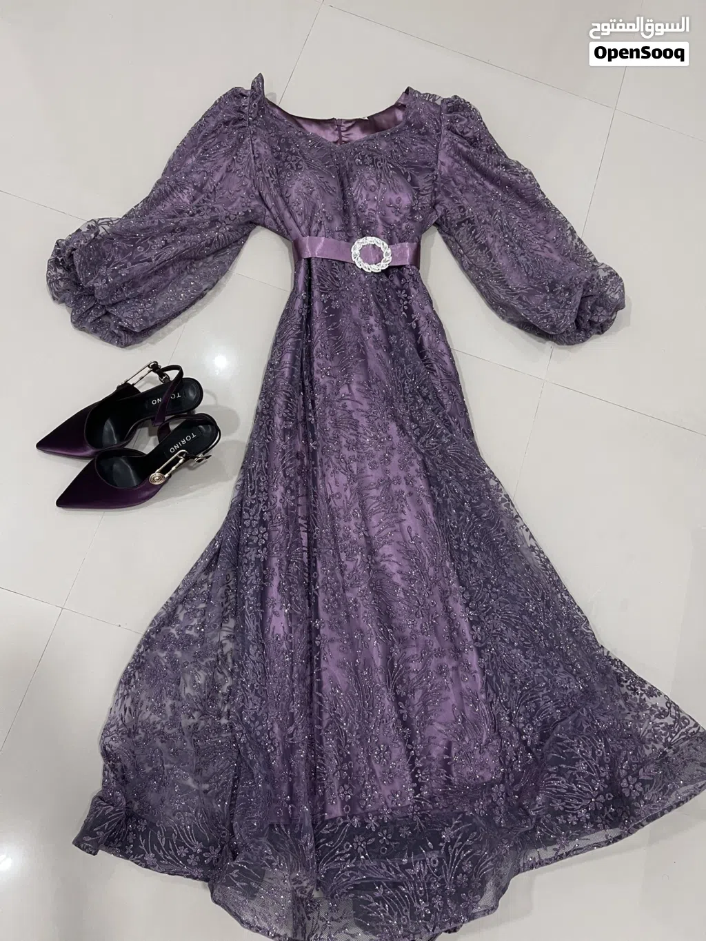 فستان سهرة مع الحذاء Evening dress with shoes