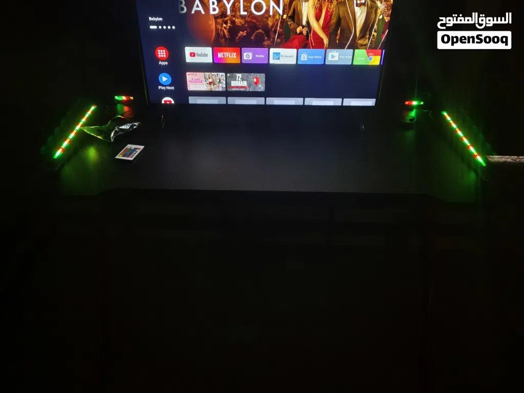 ميز گيمنك rgb استعمال قليل بعده جديد ما بي أي ضرر السعر 90 الف وبي مجال بسيط