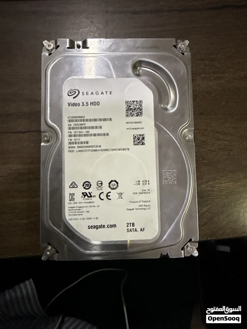Brand new hard disk for sale with one year warranty