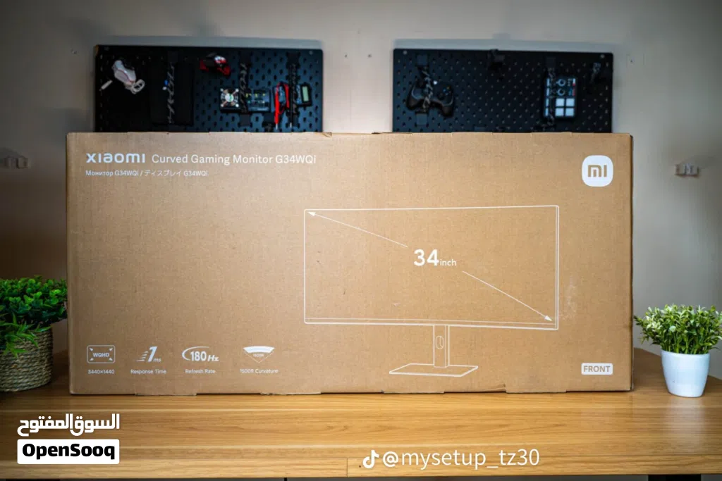 شاشة الألعاب التي ستغير تجربتك بالكامل! شاشة شاومي Xiaomi Curved Gaming Monitor G34WQi