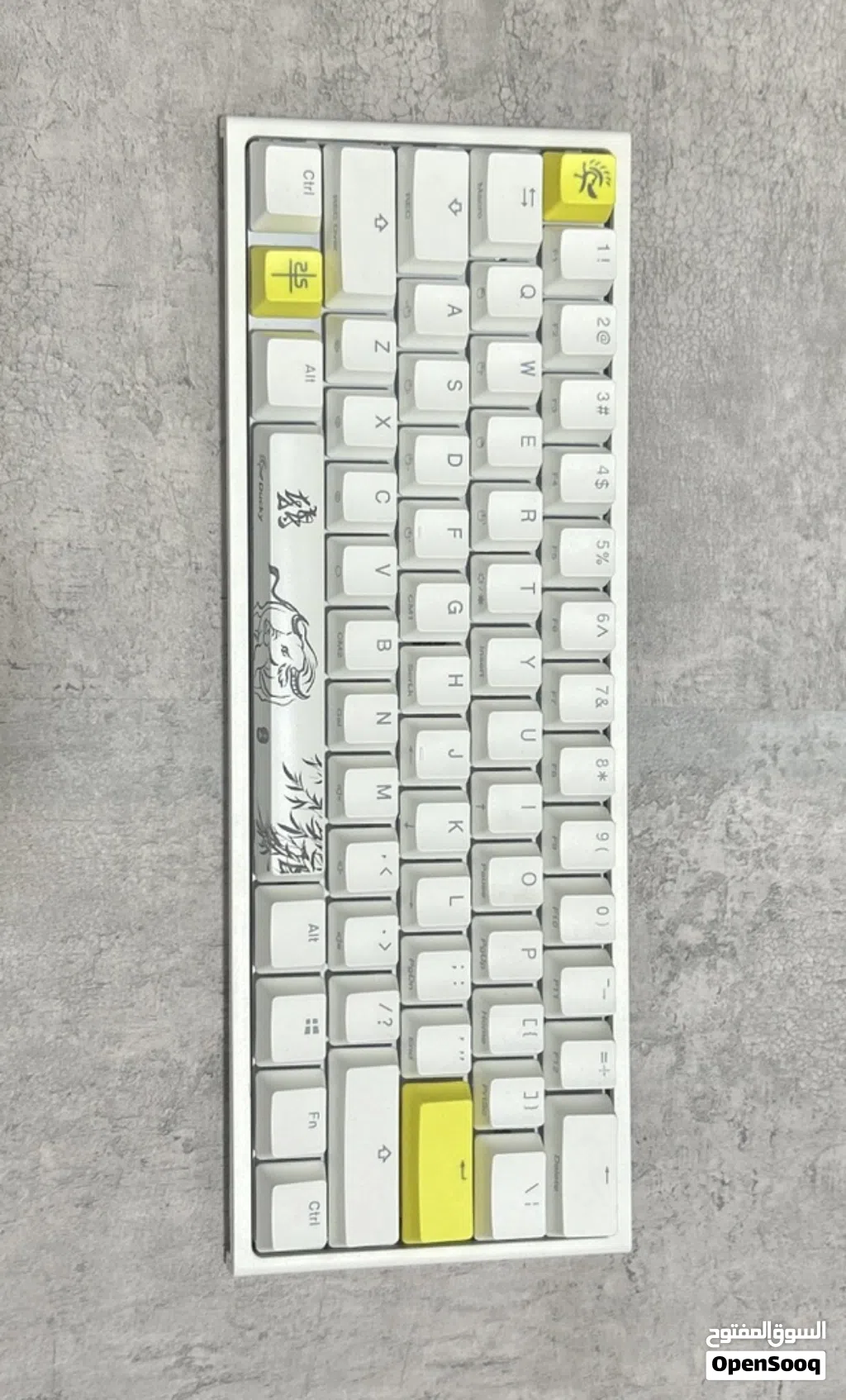 كيبورد Ducky one mini استعمال خفيف نظيفة ومع إضاءة RGB