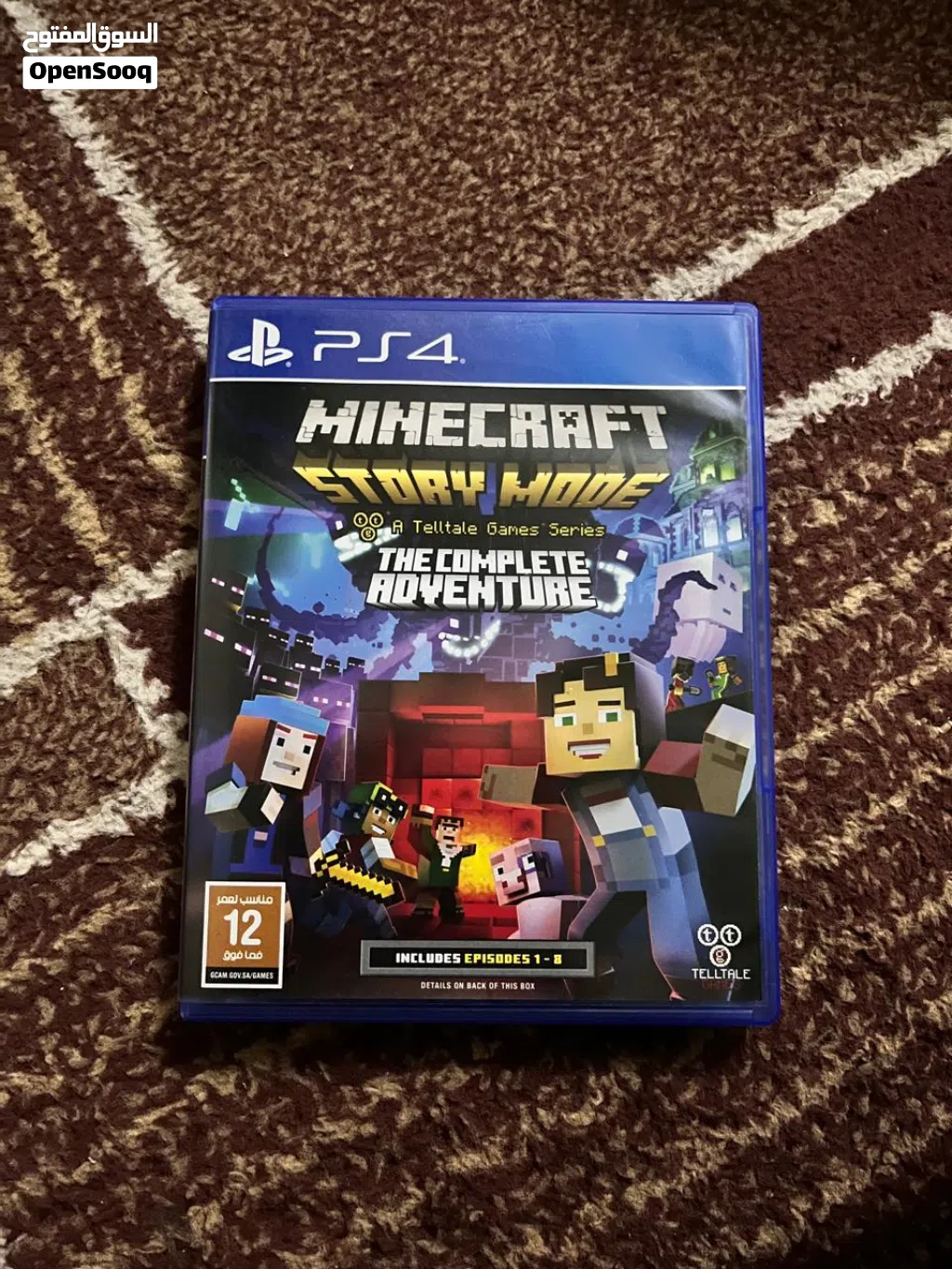 شريط لعبة نادر minecraft story mode the complete adventure ماين كرافت ستوري مود