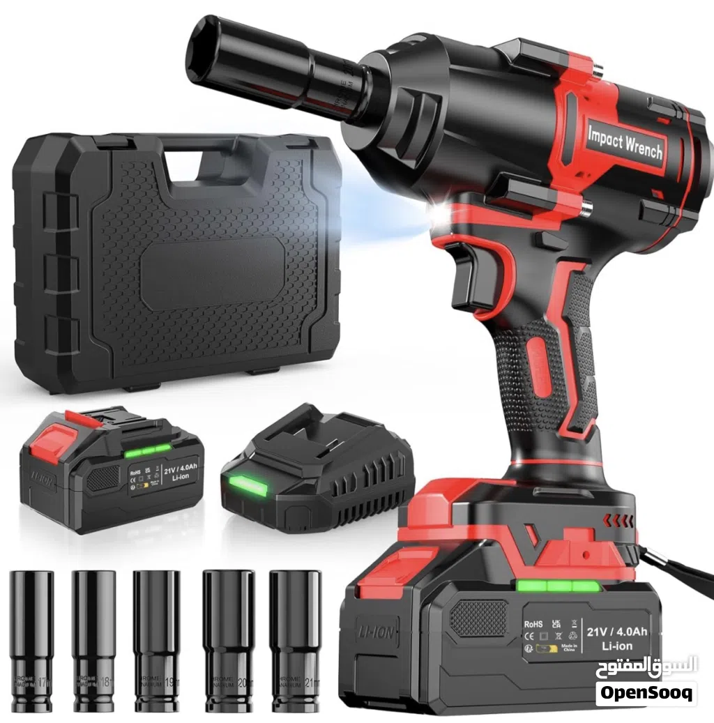 دريل لقمه عدد 2 ماركات Impact Wrench و Teeno