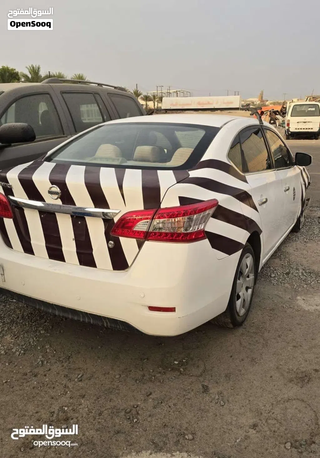 قطع غيار سكراب نيسان سنترا 2019 خليجي نظيف ممشا بسيط Cut off Nissan Sentra