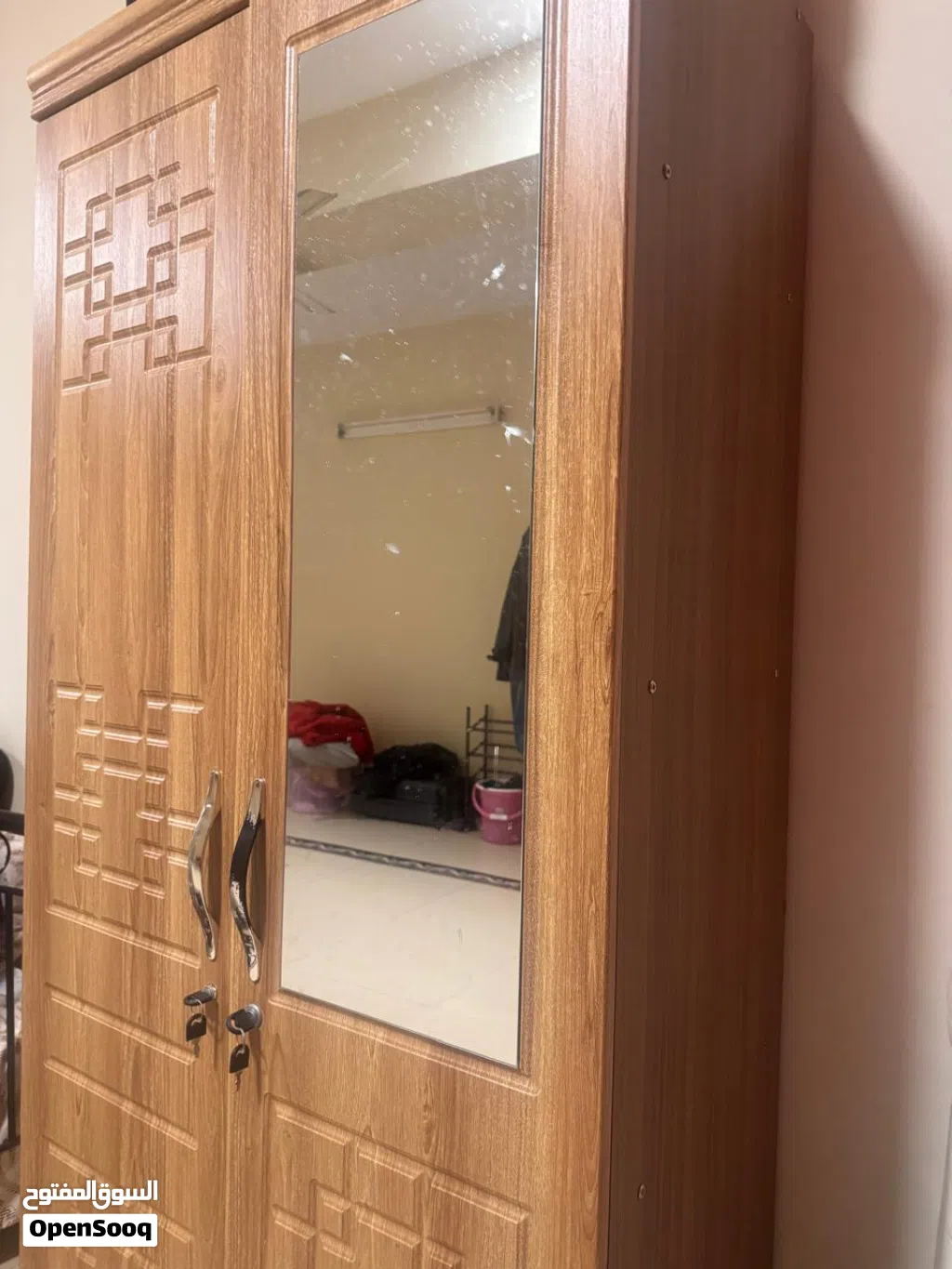 cupboard and bed cot with bed for sale