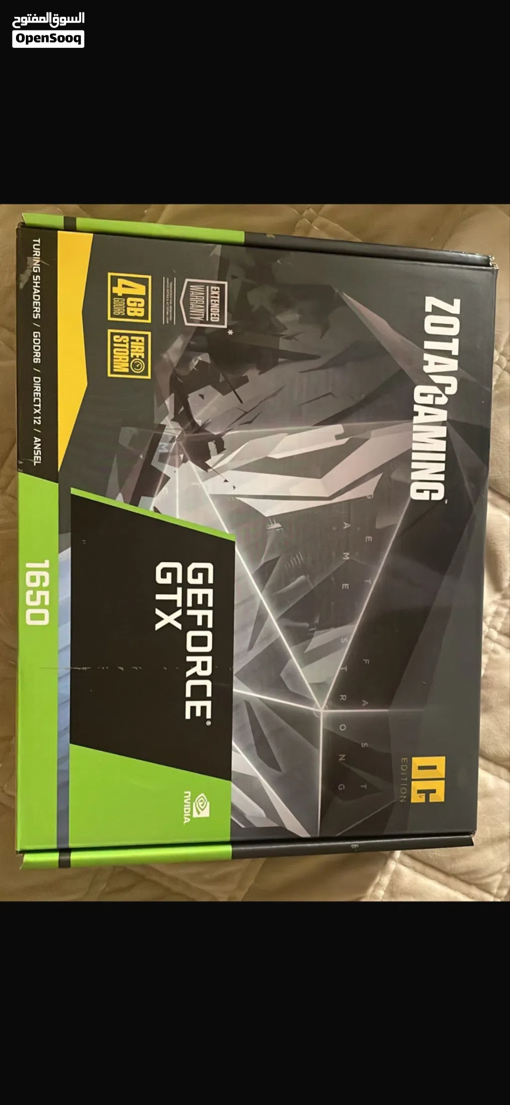 كرت شاشة GTX 1650 بحالة ممتازة