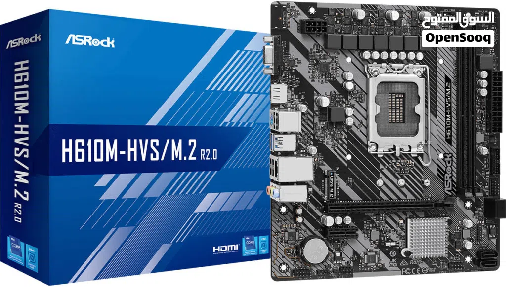 asrock h610m مستعمل نظيف