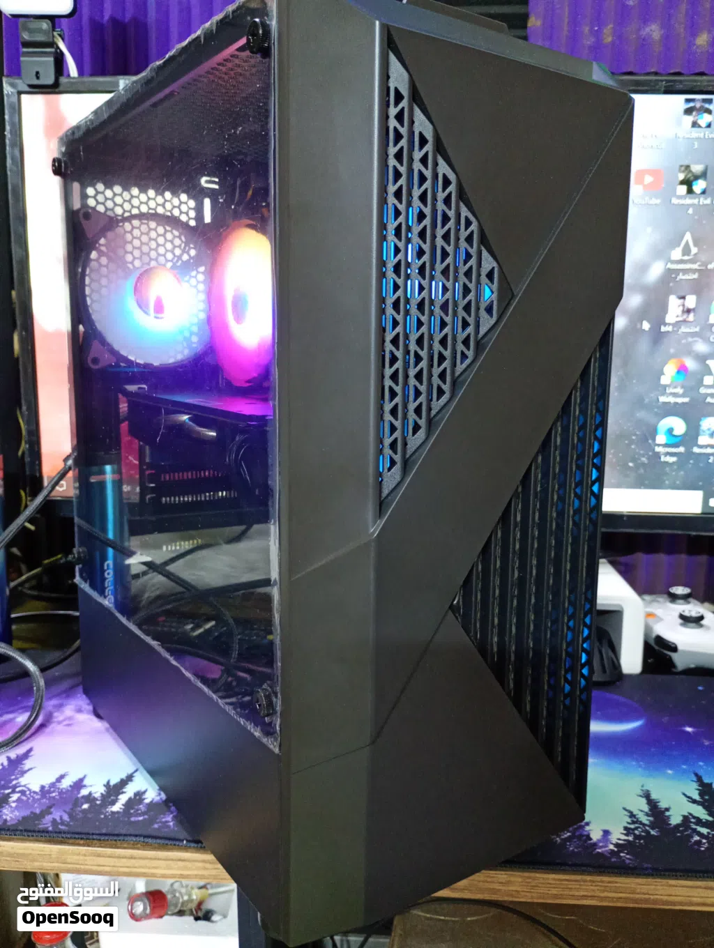 كيس بي سي pc تجميعة اقتصادية قوية للبرامج و الالعاب ابيعها كاملة او قطع شاهد التفاصيل بالوصف