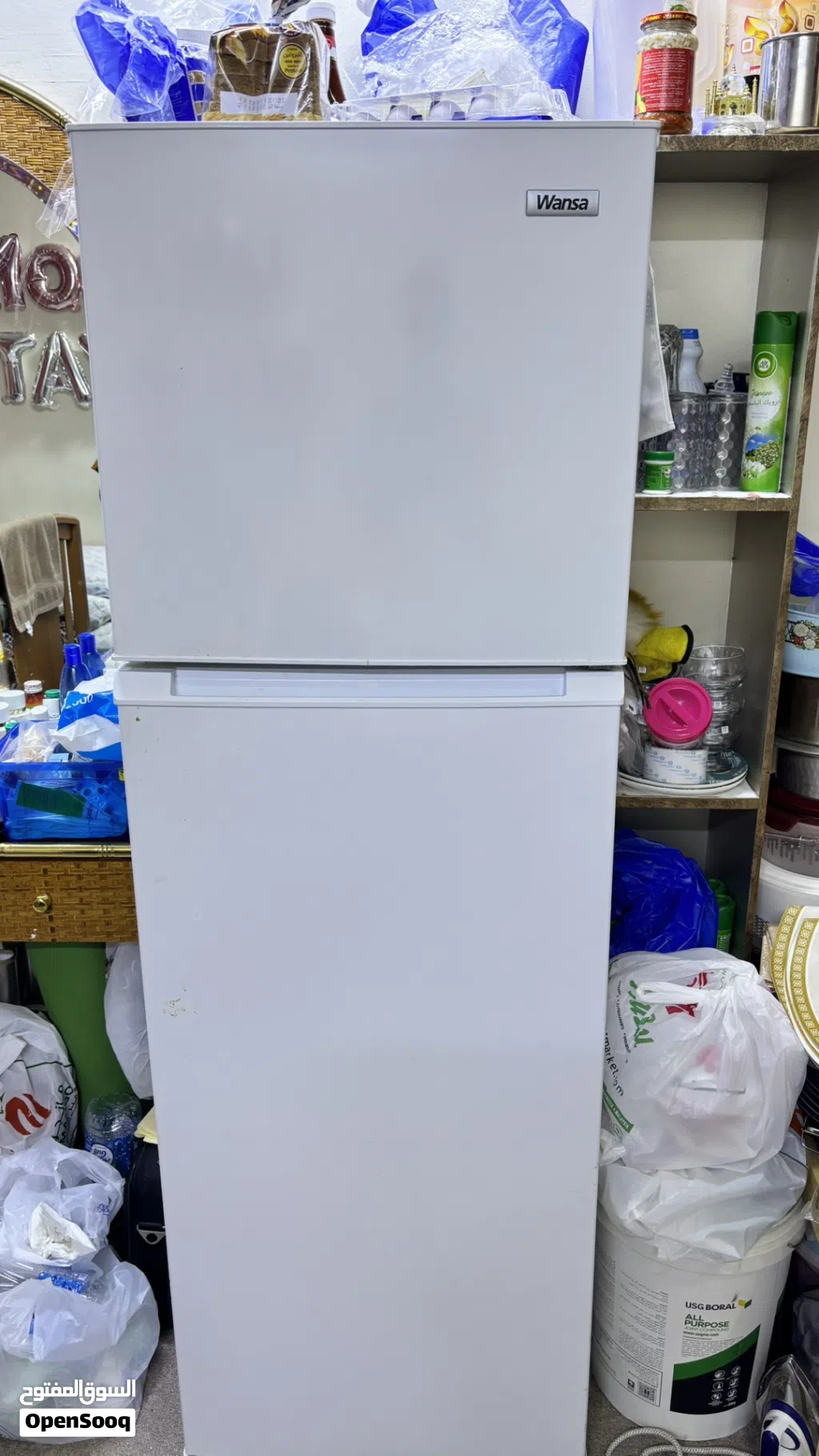 Wansa Top Mount Refrigerator, 9 CFT, 262 Liters, White