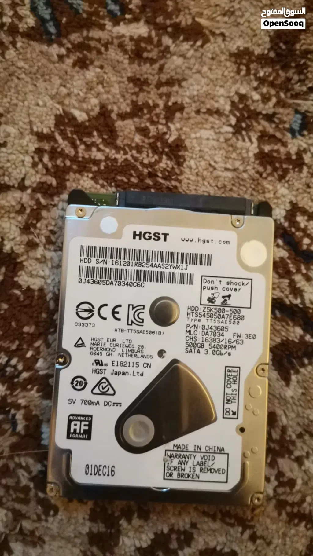 هاردسك 500 سوني 4 و3