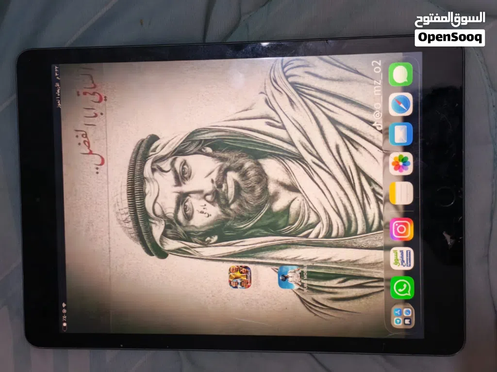 ايباد 9مكفول بطاريه ممتازه ذاكره 256حجم شاشه 10.2انش