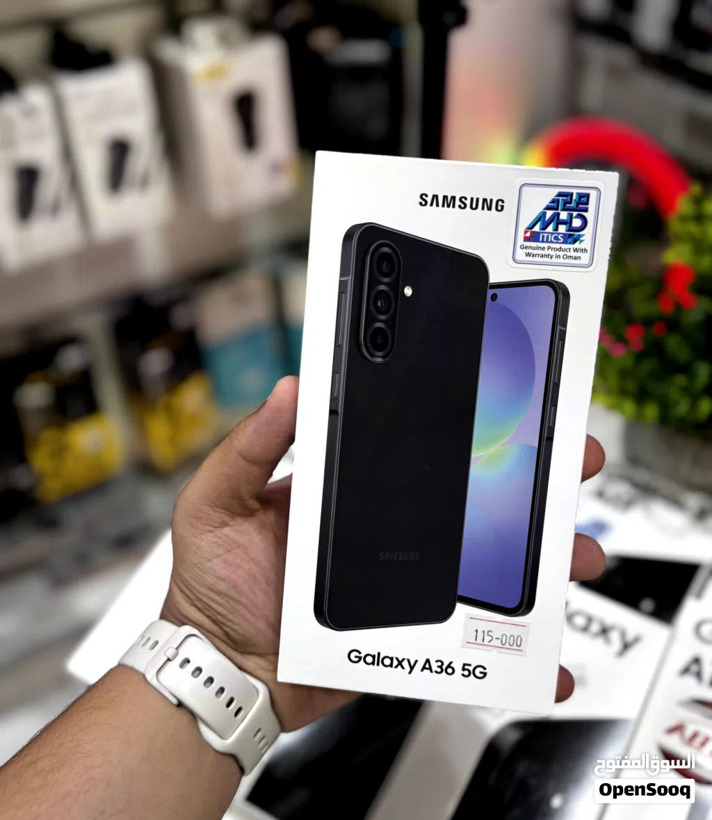 عرض خاص : Samsung A36 5G 256GB - جديد - ضمان وكيل سنة هاتف بمواصفات قوية و بأقل سعر من دكتور فون