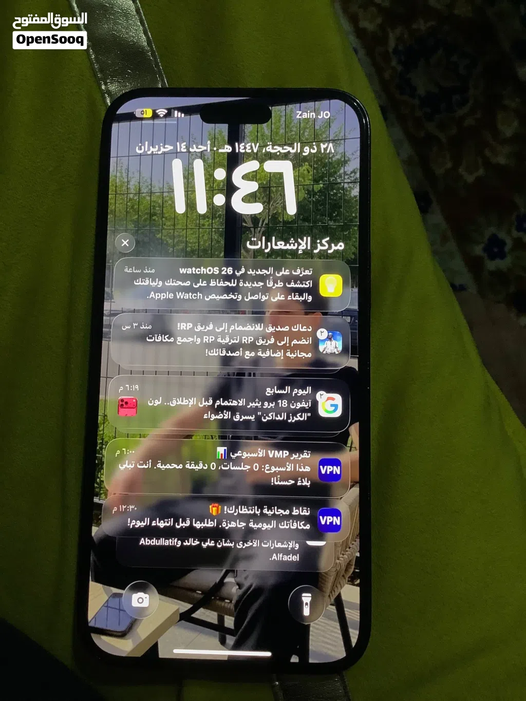 ايفون 14 برو مكس ذاكره 256 نموذج A البطاريه 78