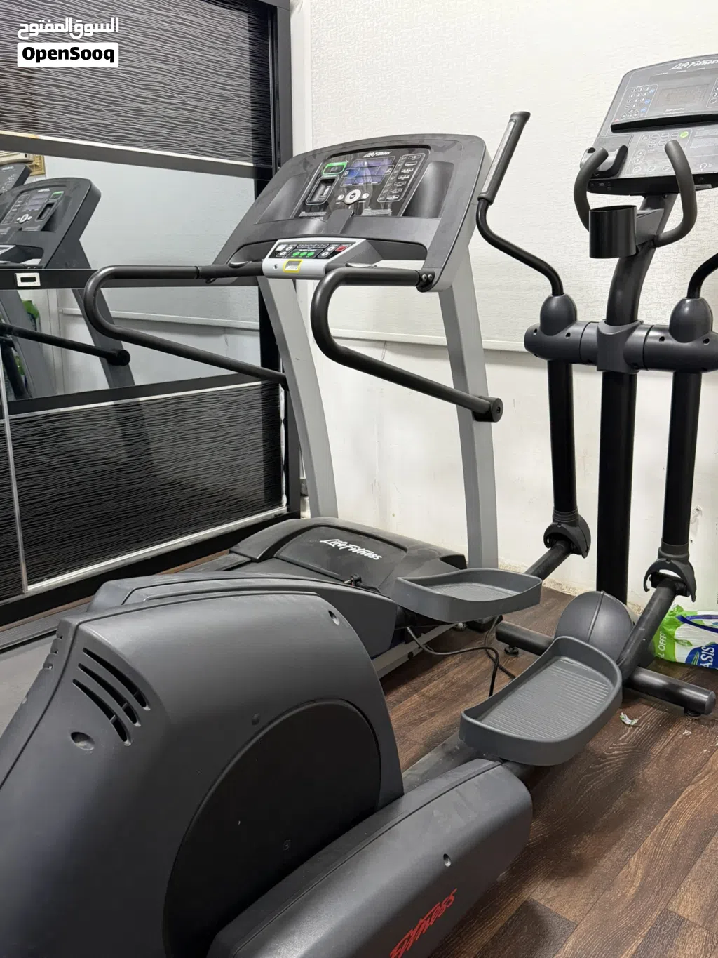 Life Fitness Commercial Treadmill + Elliptical  AED 6000