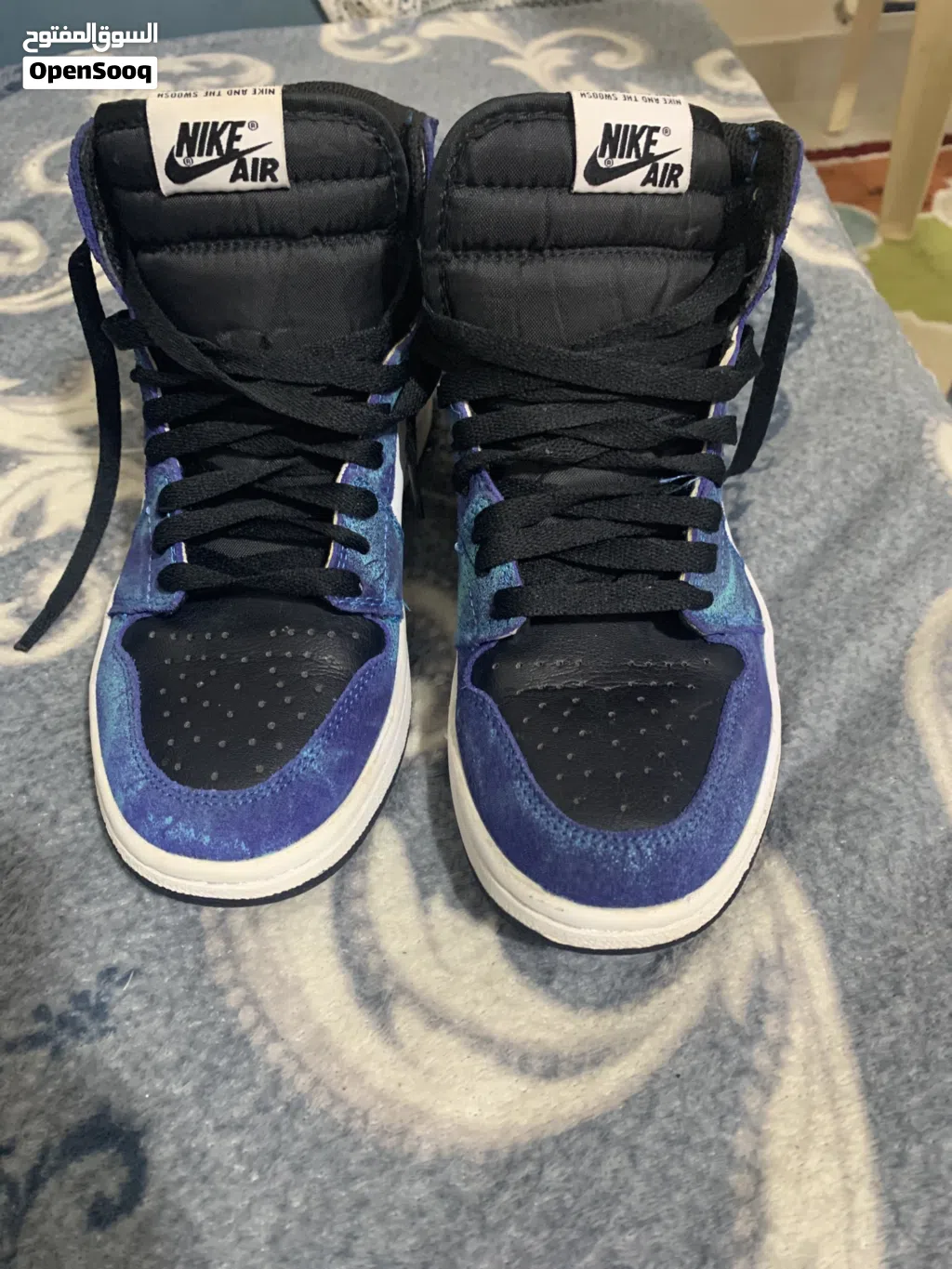 حذاء air jordan1 جميل ونادر استعمال اسبوع مقاس 37 غايه البيع صغر المقاس