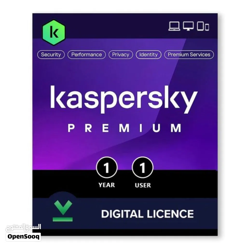 Kaspersky premium جهاز واحد مدة سنة
