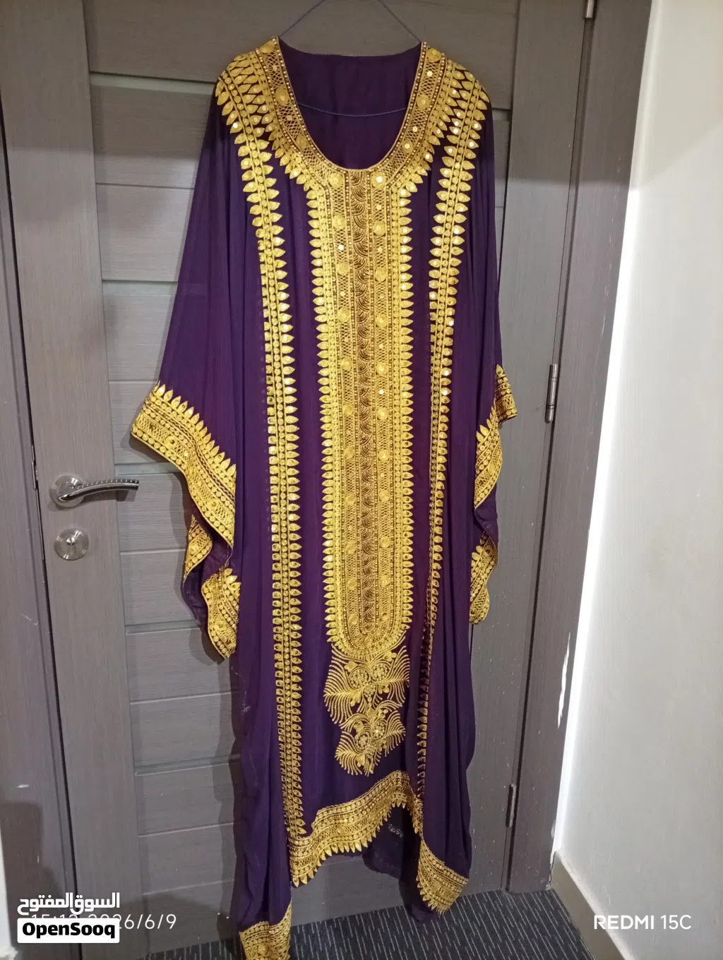 ثوب منشول اماراتي خياطة عجمان