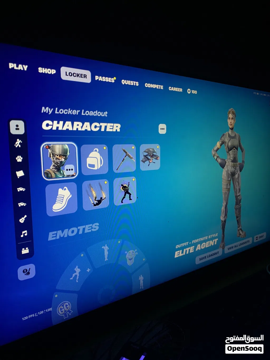 حساب فورت نايت السيزون 3 ابيك فقط مضمون مدى الحياة