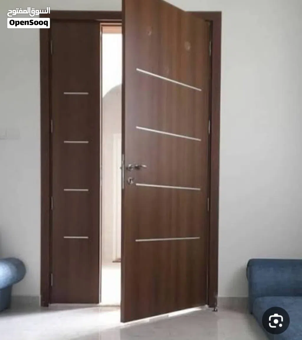 تفصيل ابواب سويدي مع ماليزي جديد. باب خشب مرنتي. و غرف نوم اشكال جميله)
